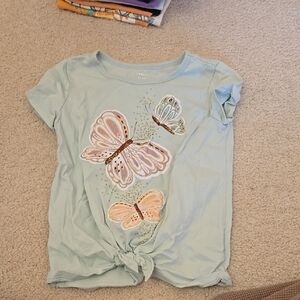 Light Blue Butterfly T-Shirt